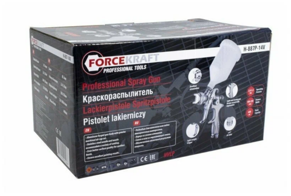 Краскопульт 2,5 mm H-887P 600ml — изображение 2