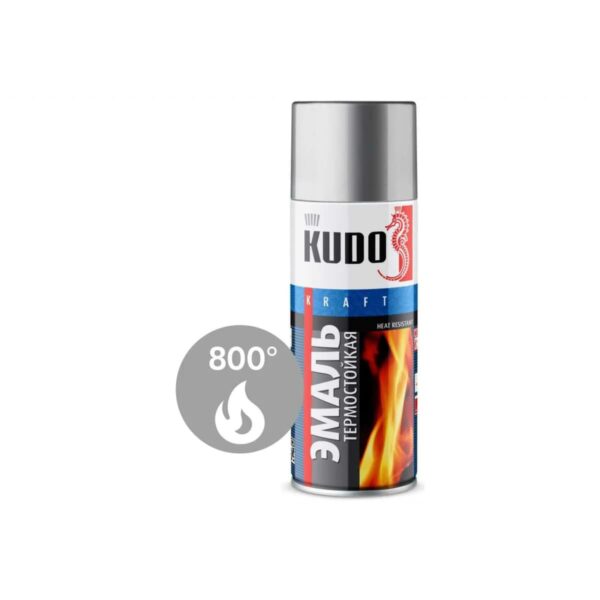 Эмаль Термостойкая серебро 5001 KUDO