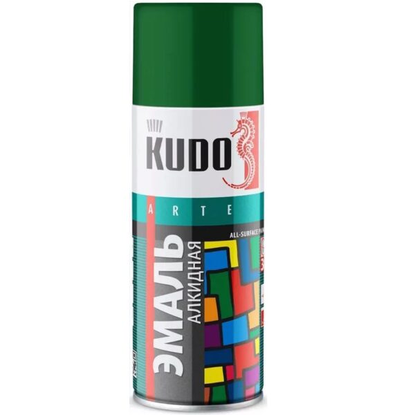 Эмаль глянцевая зеленая KUDO 1081