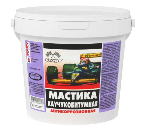 мастика КАУЧУКОБИТУМНАЯ 1л/12шт кор