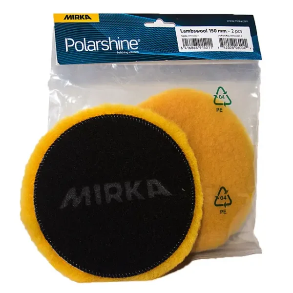 Полировочный круг овчинка желтый MIRKA