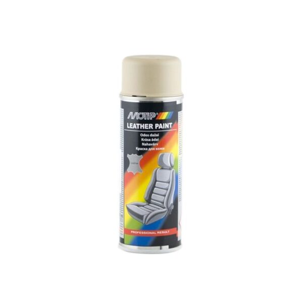 эмаль винил и кожа аэрозоль LEATHERSPRAY  бежевый 200ml 6шт/кор