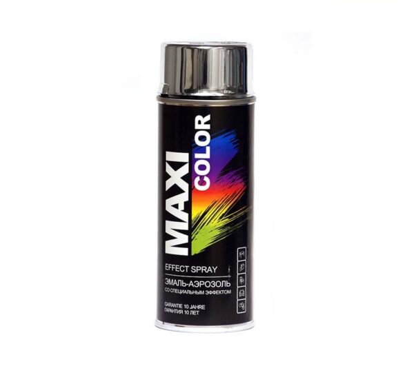 эмаль декор аэрозоль MX CHROMEEFFECT хром серебро 400ml 6шт/кор