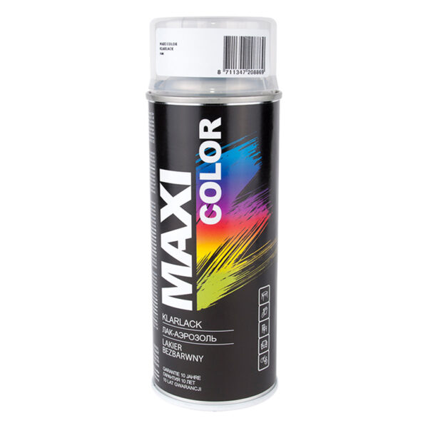 лак аэрозоль MAXI color 400мл 6шт кор