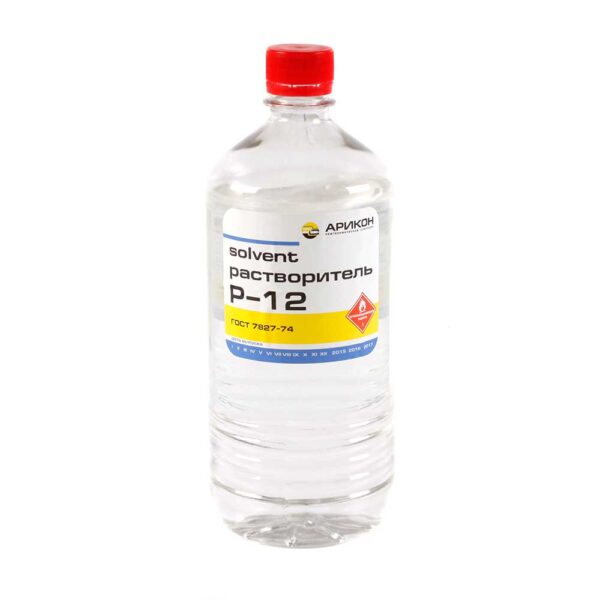 растворитель Р12 АРИКОН пластик 0,9L 21шт/кор