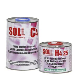 SOLL 2K MS акриловый лак C4 с отвердителем H4 normal