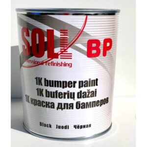 Структурная краска для бамперов черная 1л SOLL