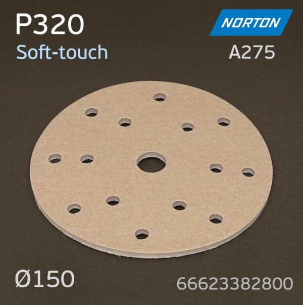 Шлифовальный круг на параллоне P320 NORTON