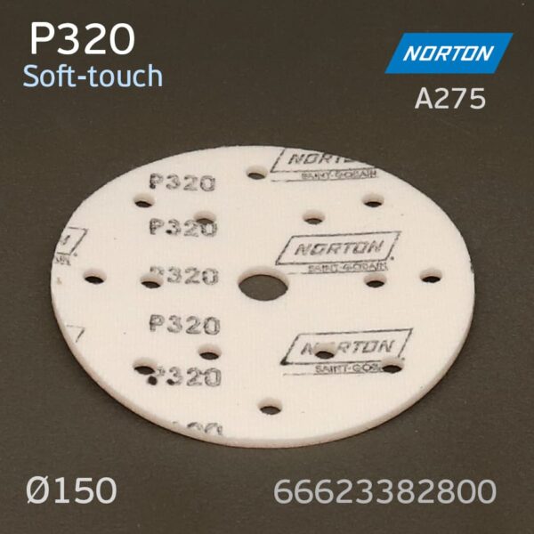 Шлифовальный круг на параллоне P320 NORTON