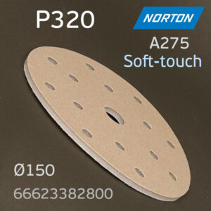 Шлифовальный круг на параллоне P320 NORTON