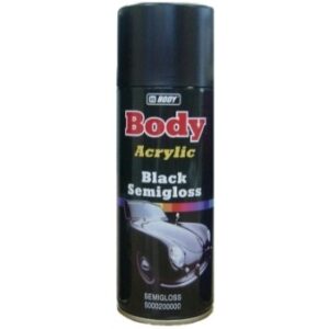 Эмаль аэрозоль матовый черный BODY