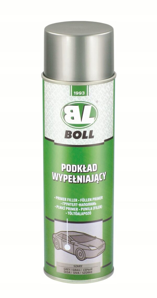 Грунт аэрозоль акрил BOLL серый 500 мл 12шт/кор